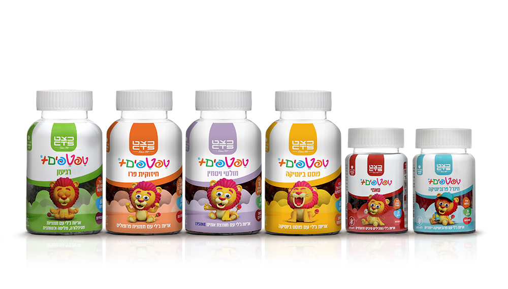 כצט משיקה את טפטפים פלוס – סדרת תוספי תזונה המותאמת לילדים